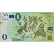 0 Euro biljet Zooparc de Beauval 0 Euro biljet Zooparc de Beauval